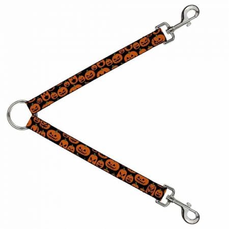 Halloween mintás pórázelosztó kutyáknak