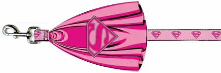 Pink Superman köpenyes kutyapóráz köpeny részlettel - Hivatalos licencet Dc Comics™ termék<span> - </span>2,5 cm, 122 cm