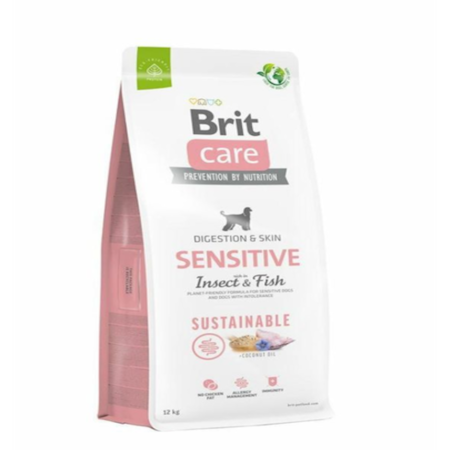 Brit Care Grain-free Adult Hair&Skin Insect&Fish 12kg