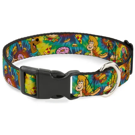 Scooby-Doo mintás kutyanyakörv – Erős, amerikai műanyag csattal
