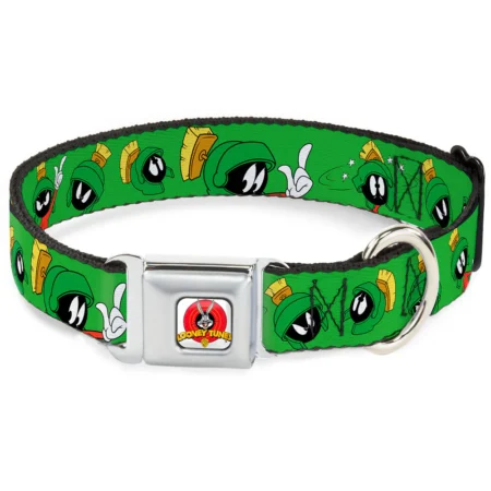 Marvin mintás kutyanyakörv – Hivatalos Looney Tunes termék