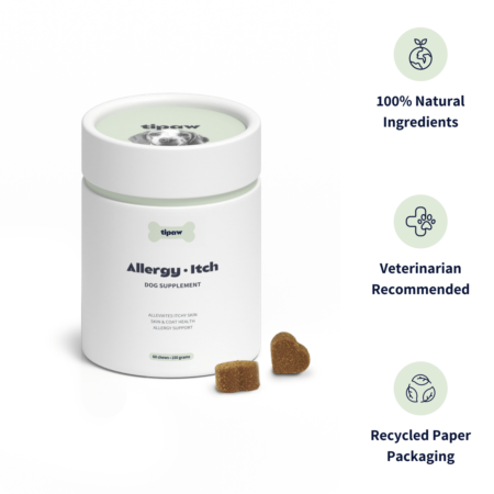 Tipaw Allergy & Itch Supplement – Viszketés és allergia elleni vitamin kutyáknak