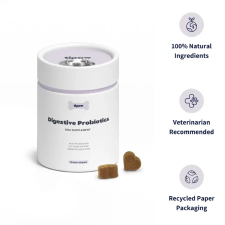 Tipaw Digestive Probiotics – emésztést támogató probiotikum kutyáknak