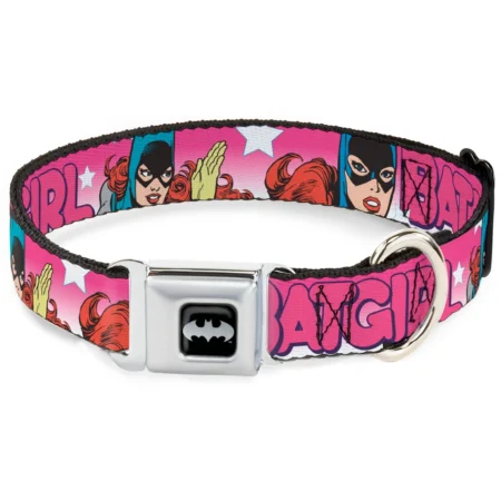 Batgirl mintás kutyanyakörv – Hivatalos DC termék