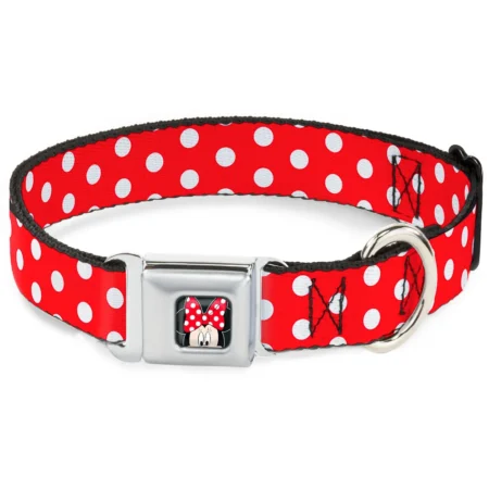 Pöttyös Minnie Egér kutyanyakörv – Hivatalos Disney termék