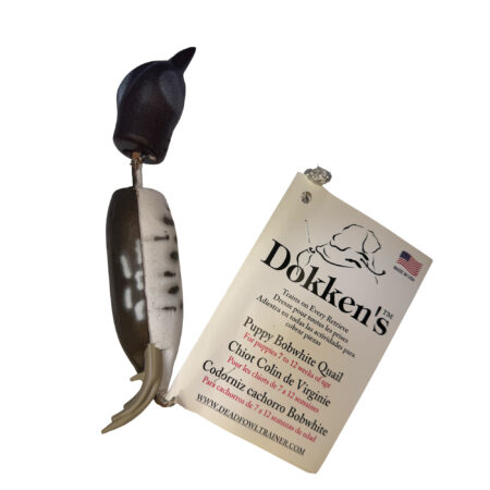 Dokken’s Puppy Bobwhite Quail – Virginiai fogasfürj tréningdummy kölyökkutyáknak