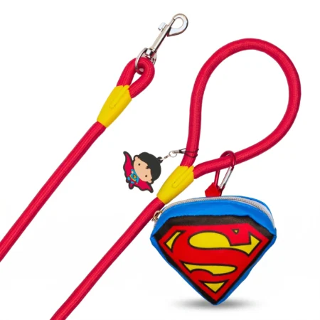 Superman kutyapóráz zacskótartóval – Hivatalos DC termék